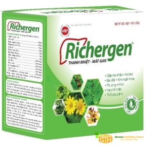 RICHERGEN -THANH NHIỆT MÁT GAN (Hộp 4vỉ x 5ống x 10ml)