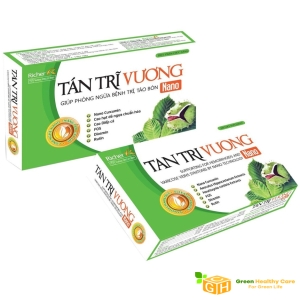 TÁN TRĨ VƯƠNG - VIÊN TRĨ (Hộp 3 vỉ x 10 viên)