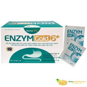 ENZYM GOLD 6+ MEN ĐƯỜNG TIÊU HÓA (Hộp 20gói x 3gram)