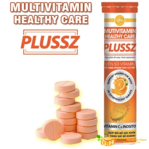 MULTIVITAMIN HEALTHY CARE PLUSS - VIÊN C SỦI (Lốc 10Tuýp x 20viên x 4gram)