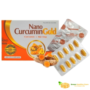 NANO CURCUMIN GOLD - VIÊN NGHỆ DẠ DÀY (Hộp 3 vỉ x 10v)