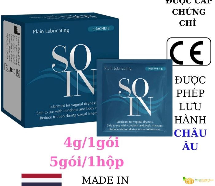 SOIN - GEL BÔI TRƠN DẠNG GÓI ( Made in THAILAND)