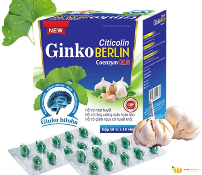 GINKO BERLIN - BỔ NÃO (Hộp 10vỉ x10viên)