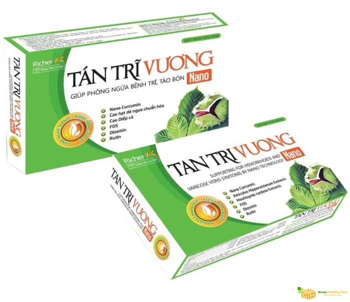 TÁN TRĨ VƯƠNG - VIÊN TRĨ (Hộp 3 vỉ x 10 viên)