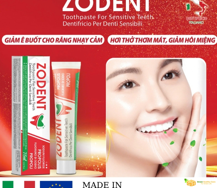 ZODENT - KEM ĐÁNH RĂNG NGƯỜI LỚN Tuyp 75ml