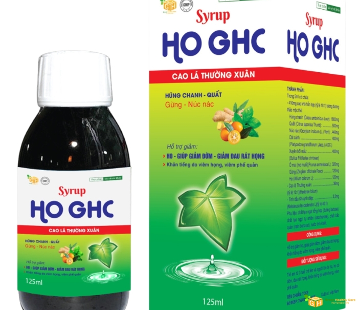 SYRUP HO GHC - SIRO HO (Chai 125ml)