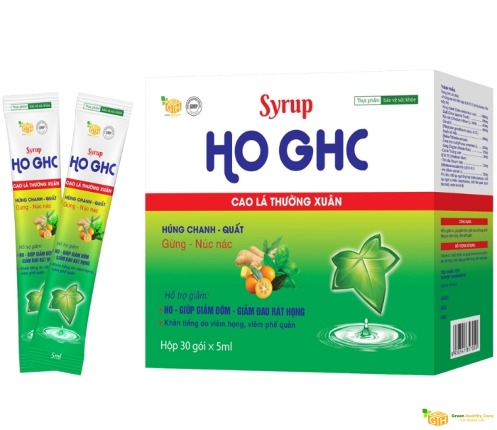 SYRUP HO GHC - SIRO HO (Hộp 20gói x 5ml)