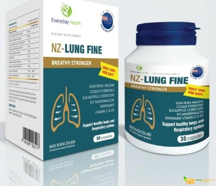 NZ - LUNG FINE - VIÊN HỖ TRỢ CHỨC NĂNG HÔ HẤP