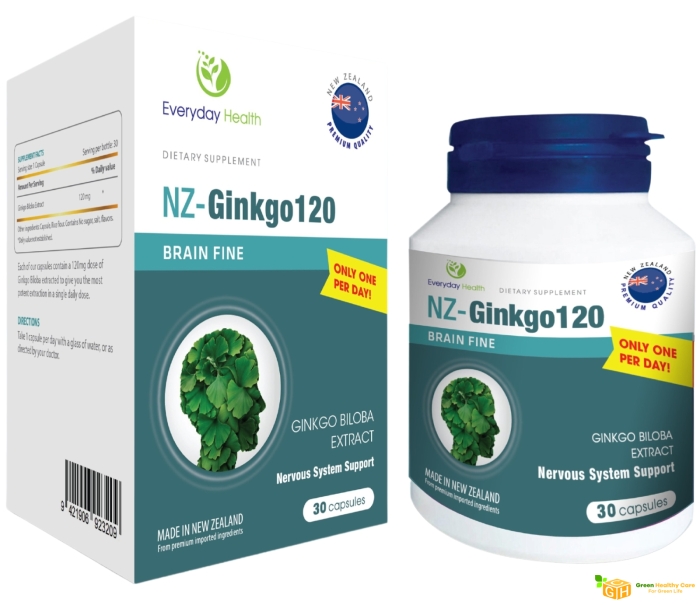 NZ - GINKGO 120 - VIÊN UỐNG CẢI THIỆN CHỨC NĂNG NÃO