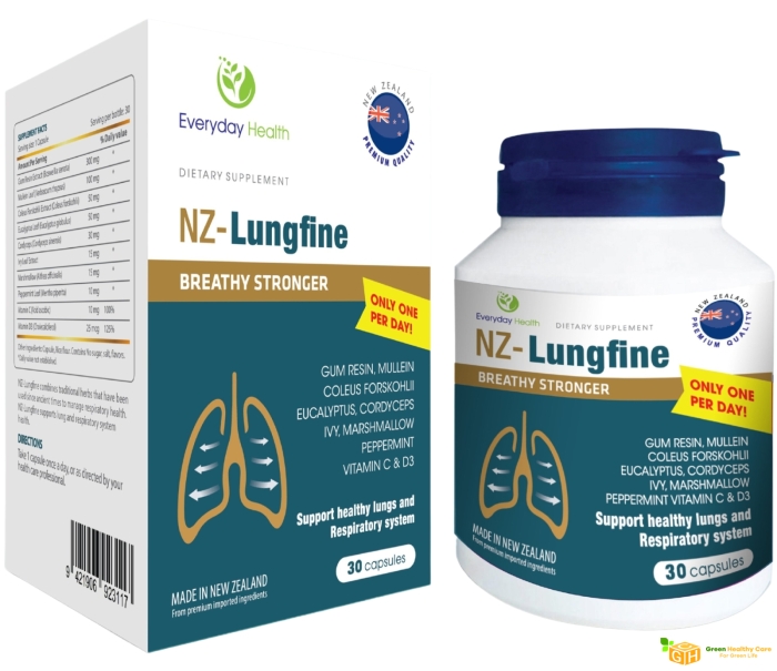 NZ - LUNG FINE - VIÊN HỖ TRỢ CHỨC NĂNG HÔ HẤP